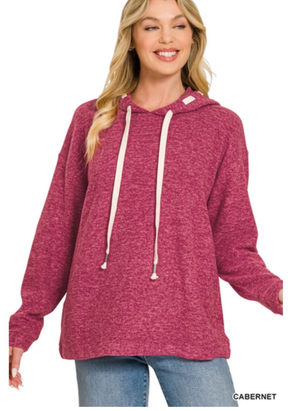 383 ❤️Zenana SOFT BRUSHED HACCI
HOODIE